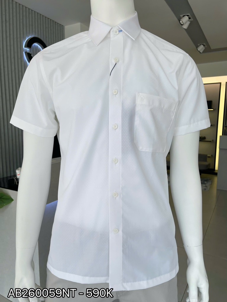 ÁO SƠ MI NGẮN TAY AB260059NT
