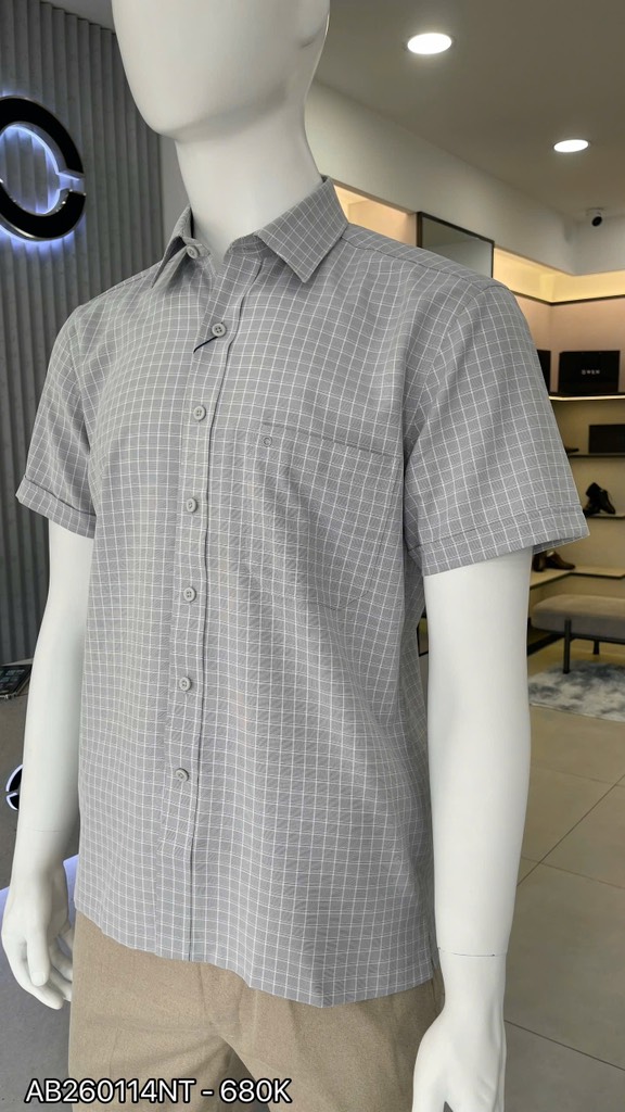 ÁO SƠ MI NGẮN TAY AB260114NT