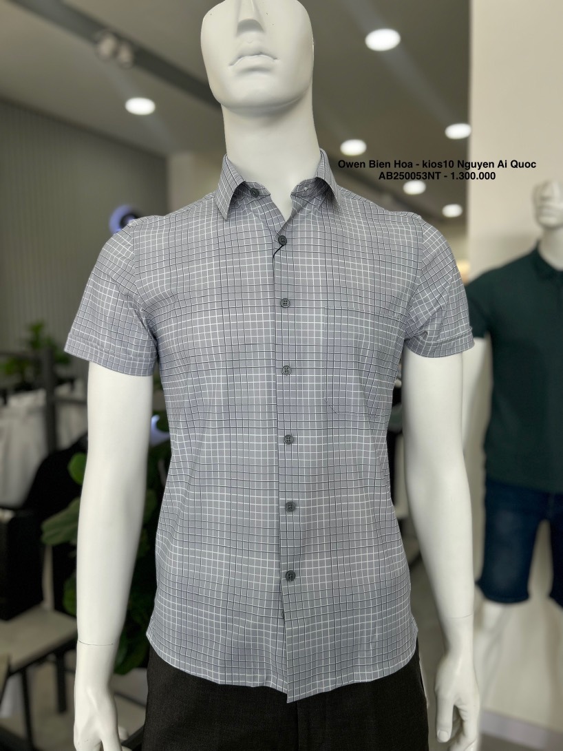 ÁO SƠ MI NGẮN TAY AB250053NT
