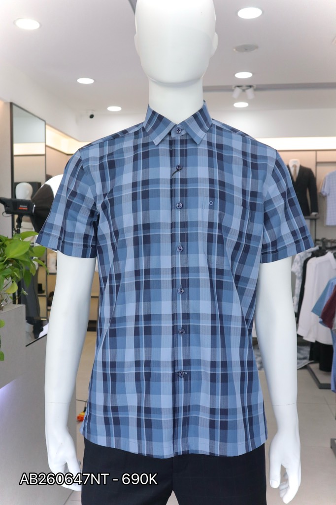 ÁO SƠ MI NGẮN TAY AB260647NT