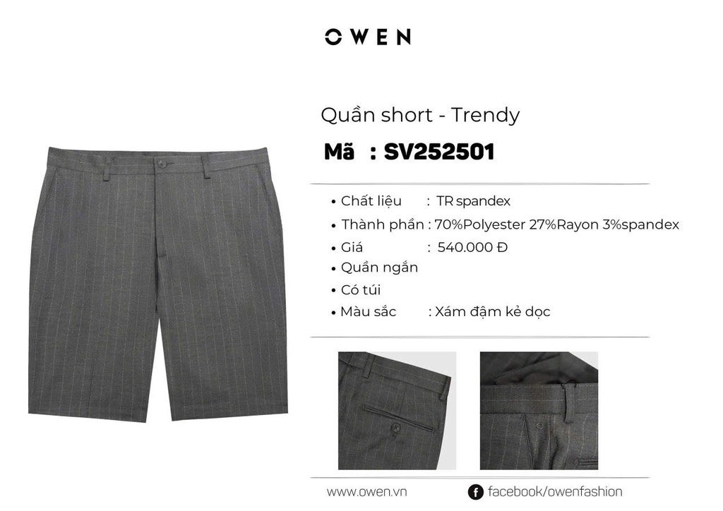 QUẦN SHORT SV252501