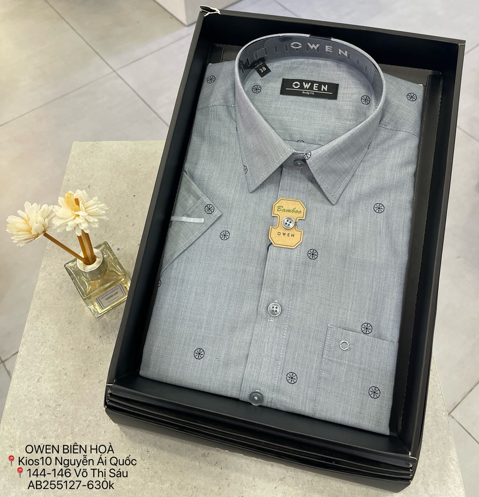 ÁO SƠ MI NGẮN TAY AB255127NT