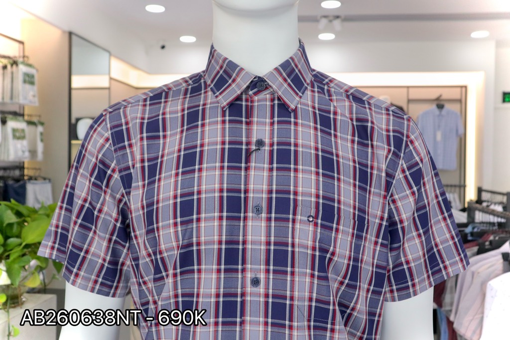 ÁO SƠ MI NGẮN TAY AB260638NT