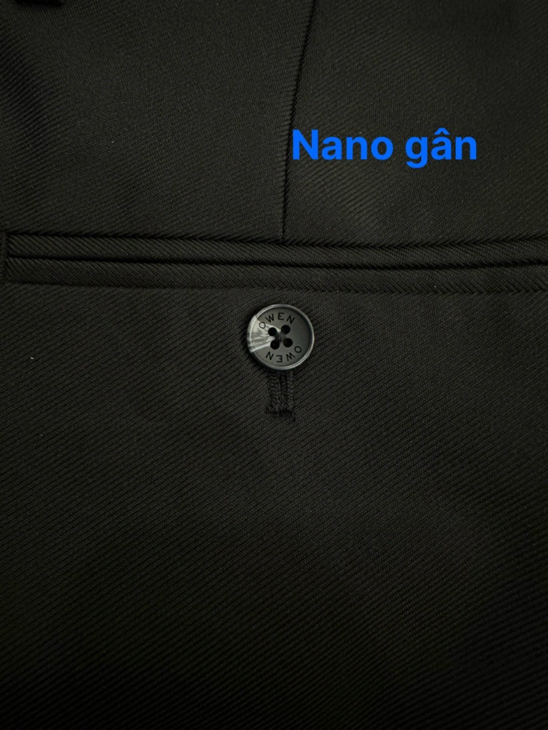 QUẦN TÂY ĐEN NANO GÂN QS231829