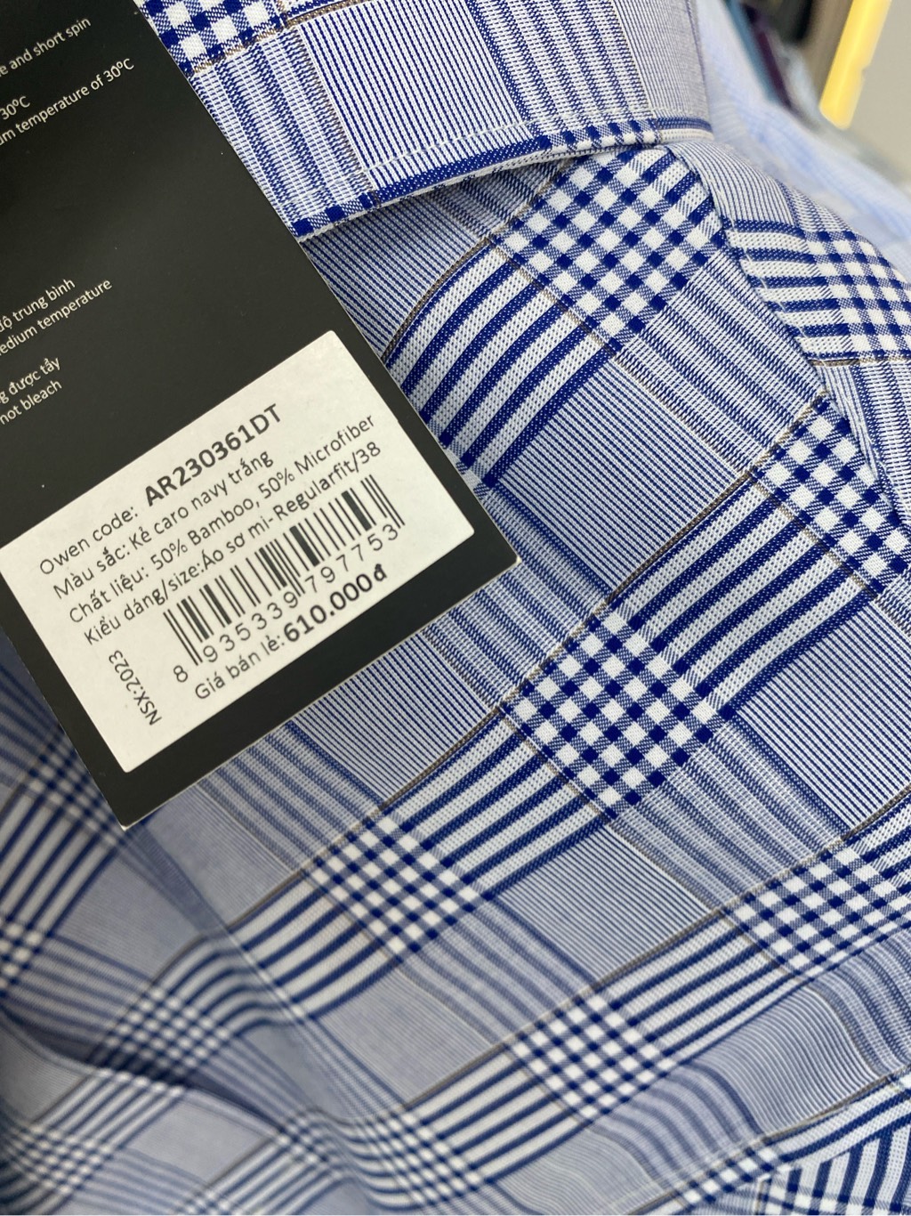 ÁO SƠ MI DÀI TAY AR230361DT