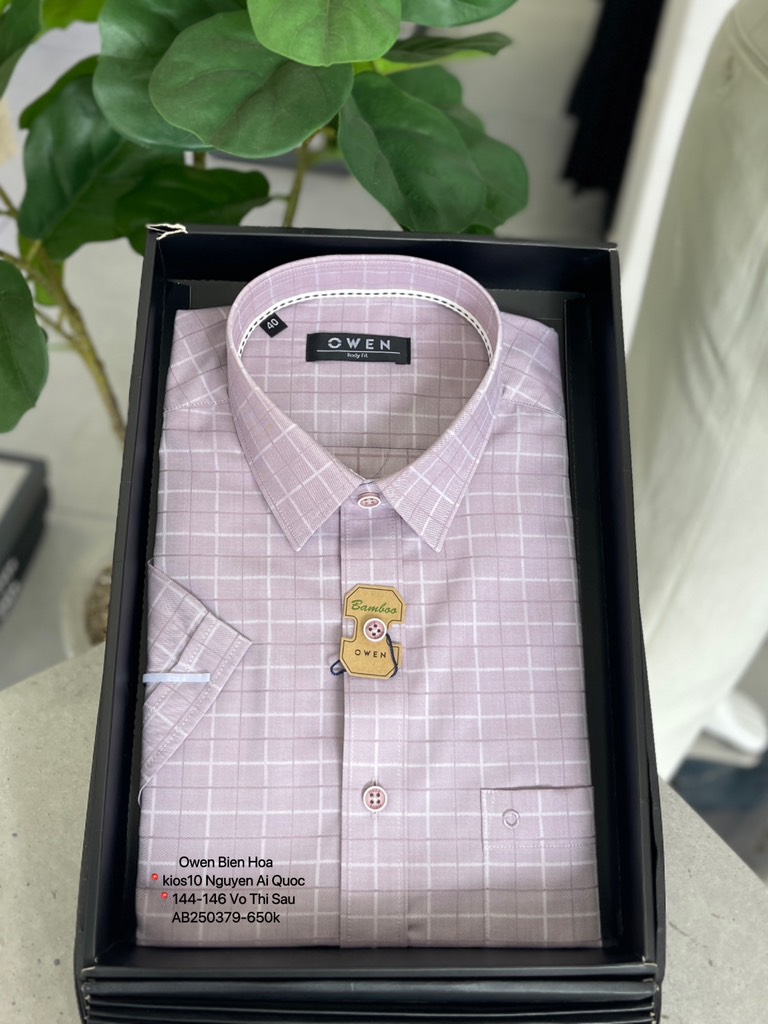 ÁO SƠ MI NGẮN TAY AB250379NT