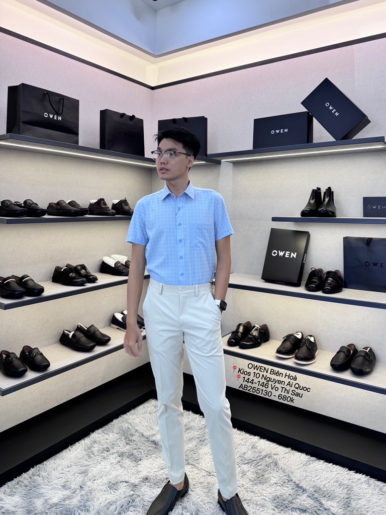 ÁO SƠ MI NGẮN TAY AB255130NT