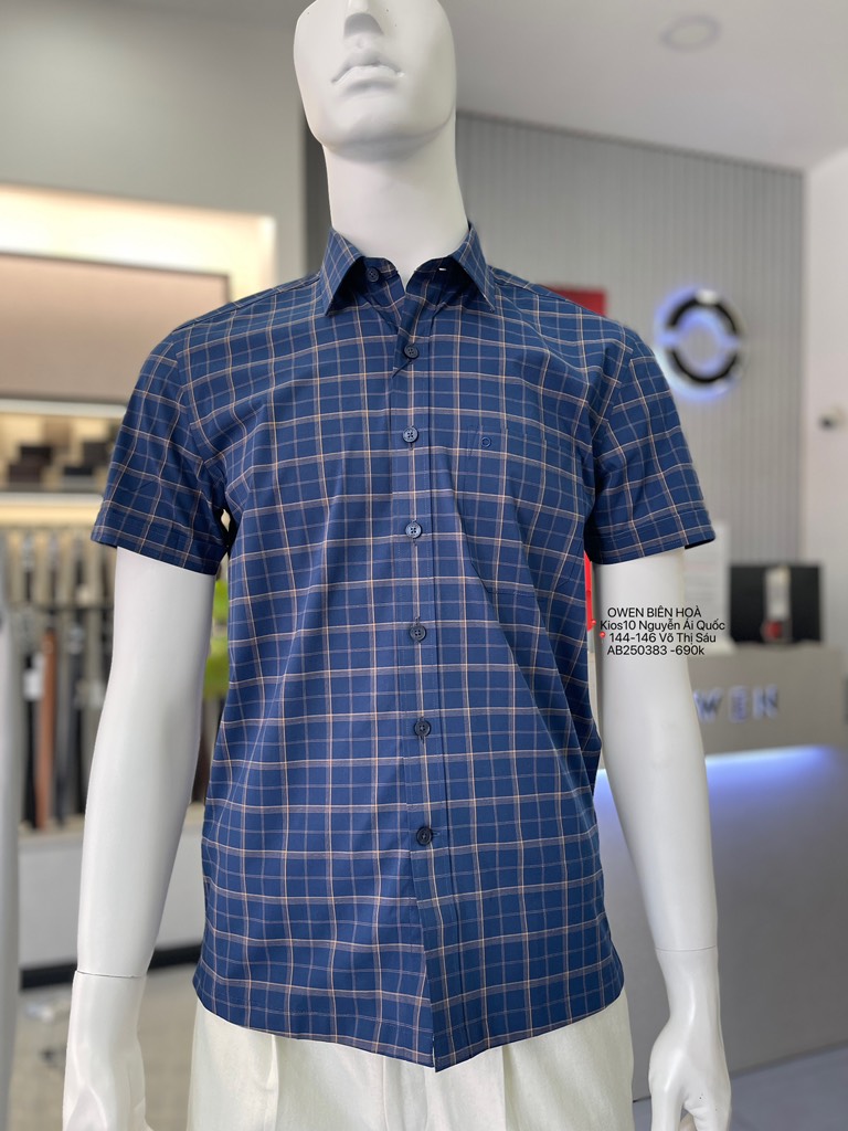 ÁO SƠ MI NGẮN TAY AB250383NT