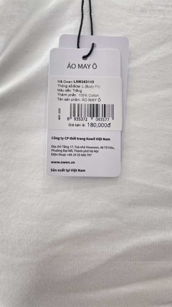 ÁO LÓT TRẮNG LAW263143