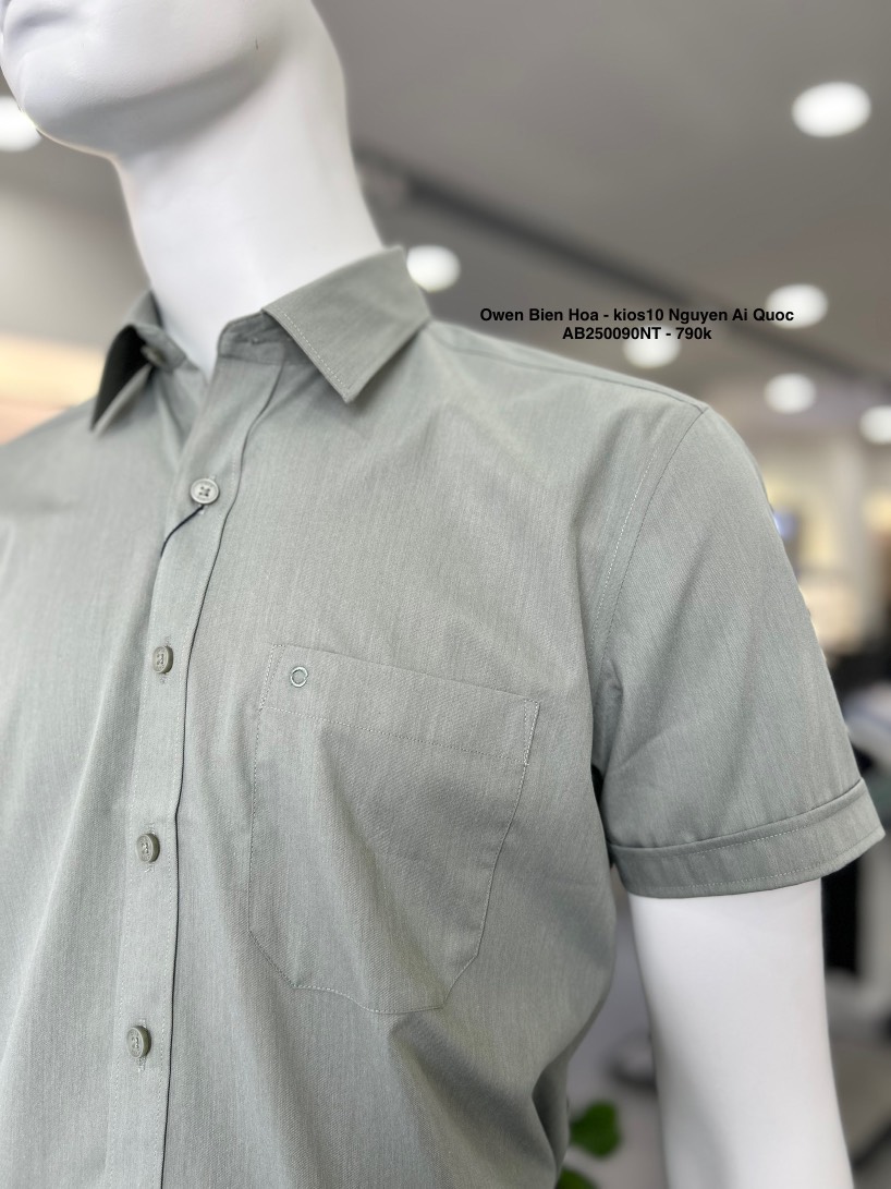 ÁO SƠ MI NGẮN TAY AB250090NT