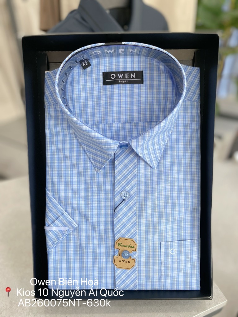 ÁO SƠ MI NGẮN TAY AB260075NT