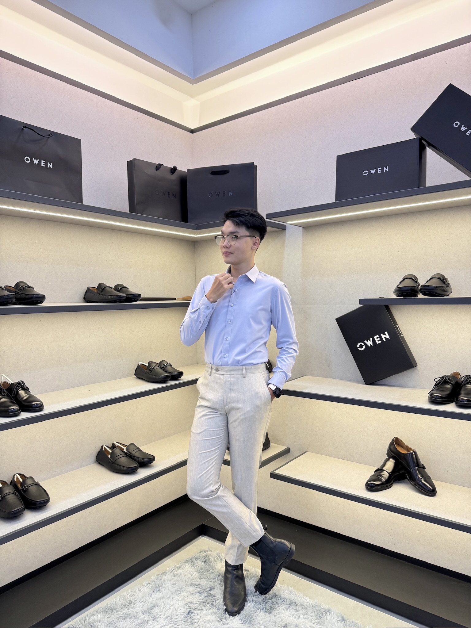 ÁO SƠ MI DÀI TAY AS250023D