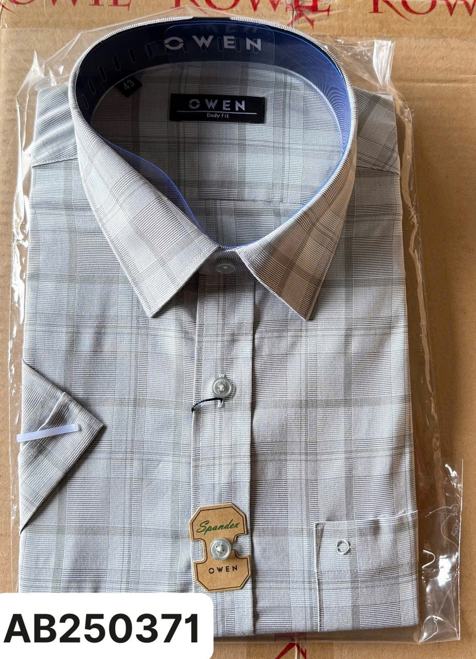 ÁO SƠ MI NGẮN TAY AB250371NT