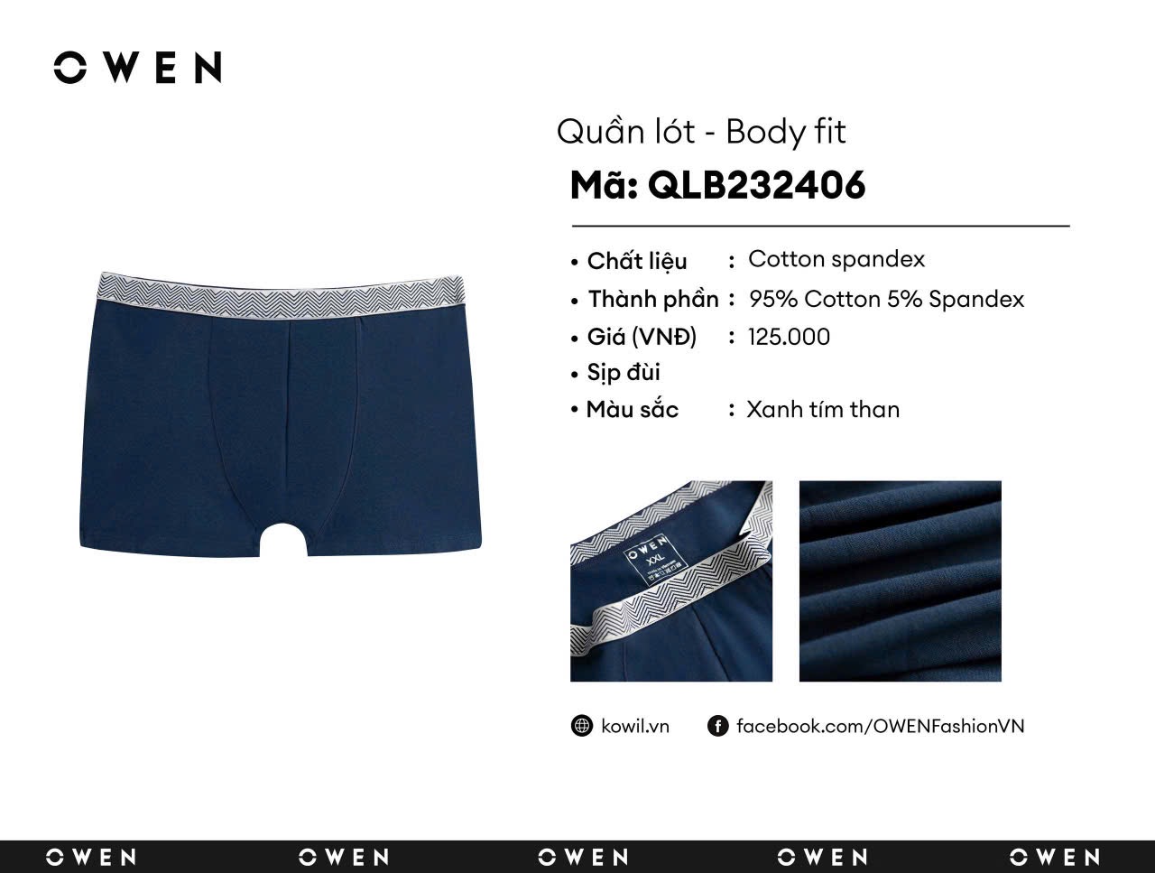 QUẦN LÓT BOXER QLB232406