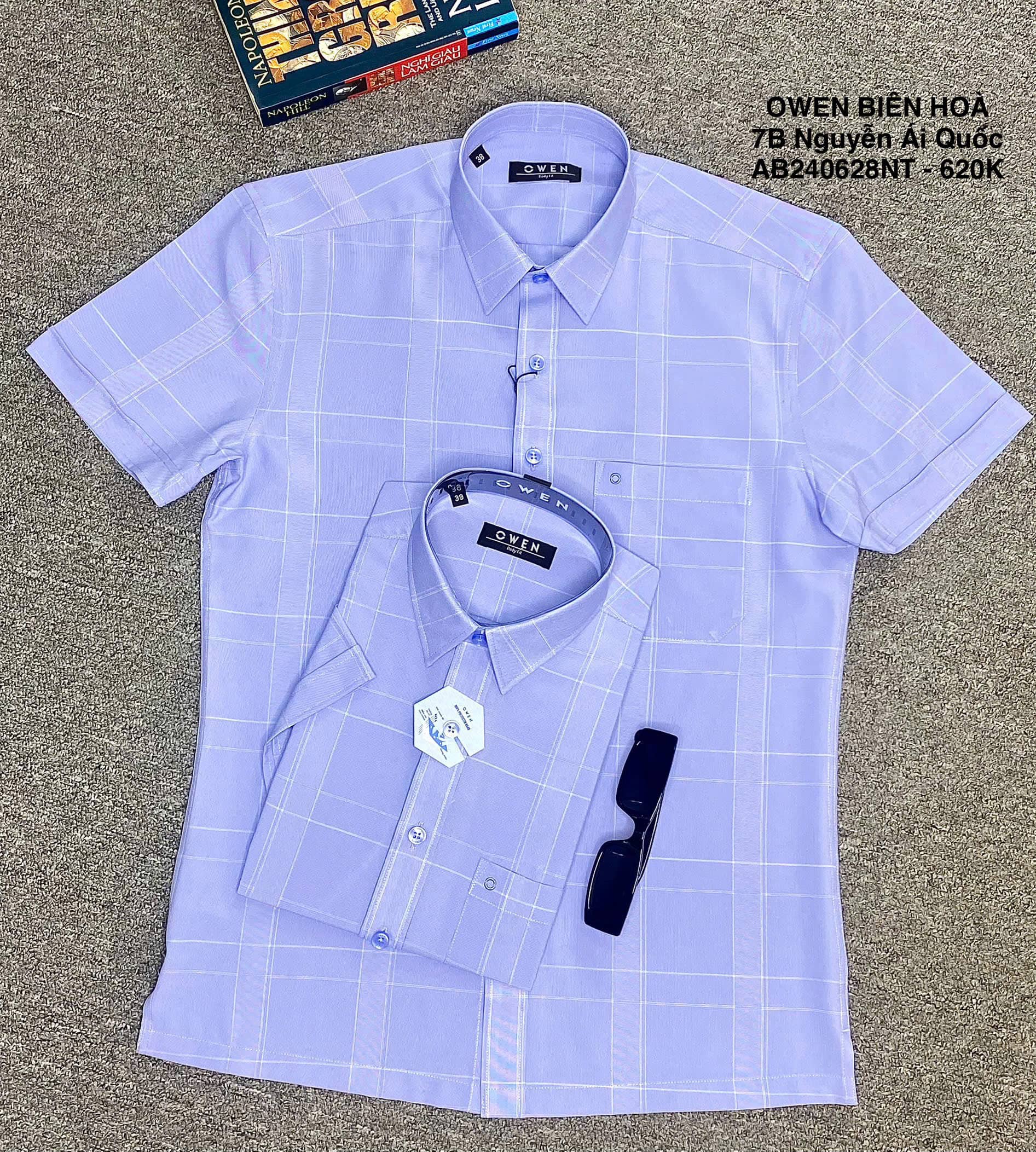 ÁO SƠ MI NGẮN TAY AB240628NT