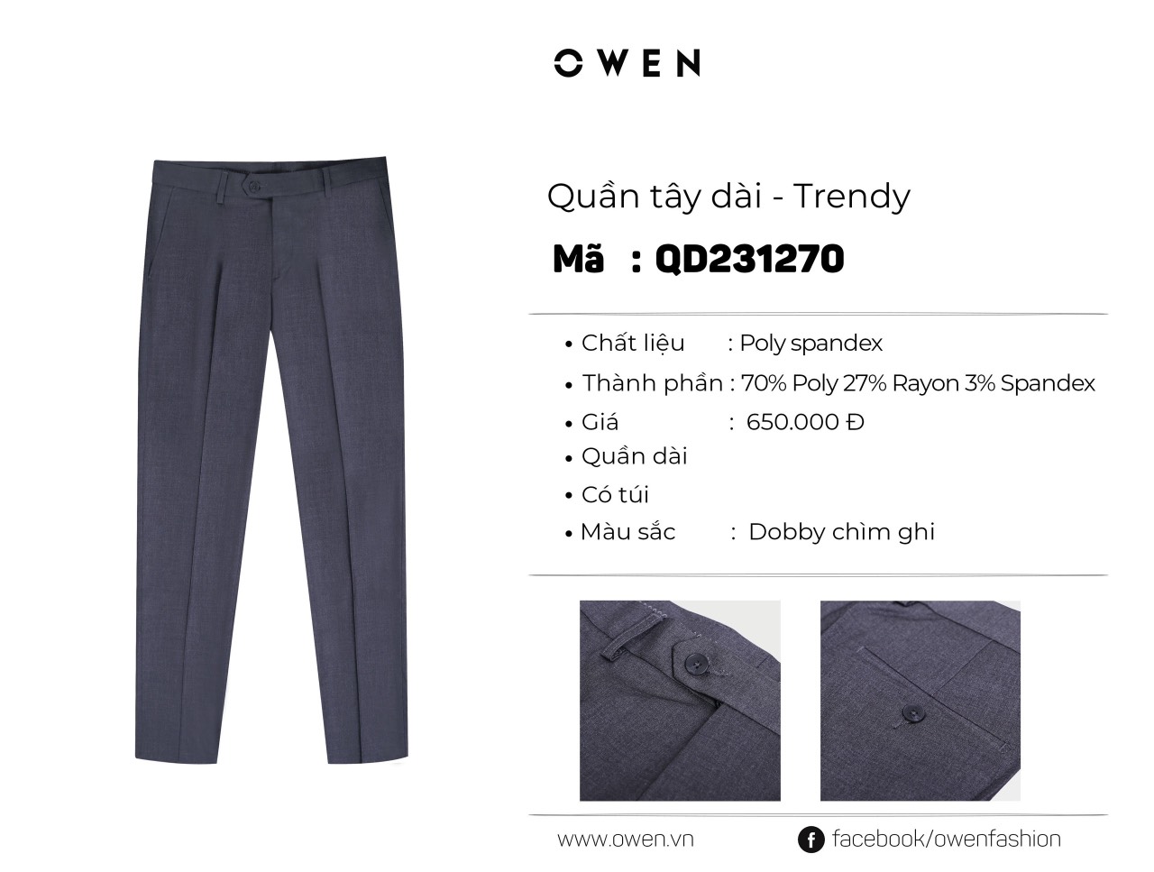 QUẦN TÂY QD231270
