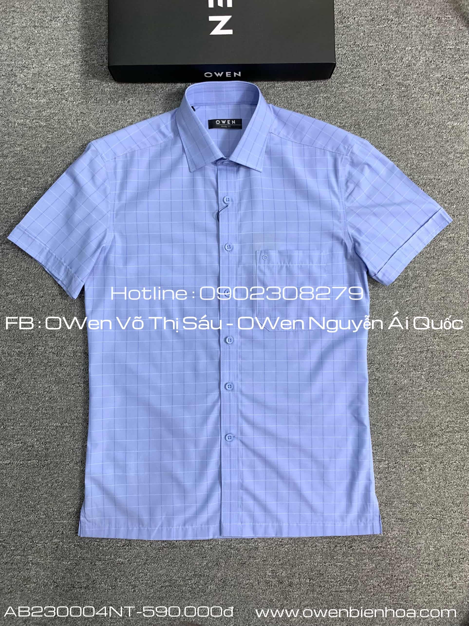 ÁO SƠ MI NGẮN TAY AB230004NT