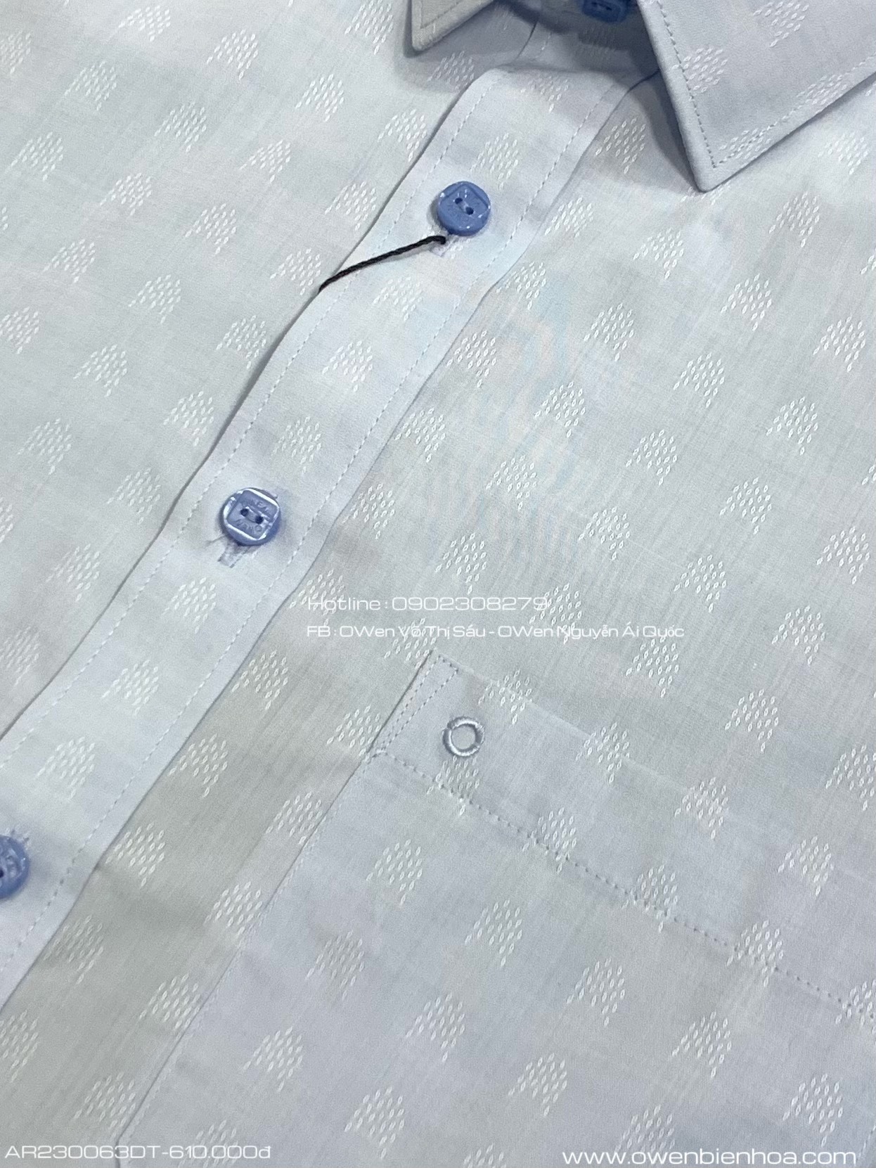 ÁO SƠ MI DÀI TAY AR230063DT
