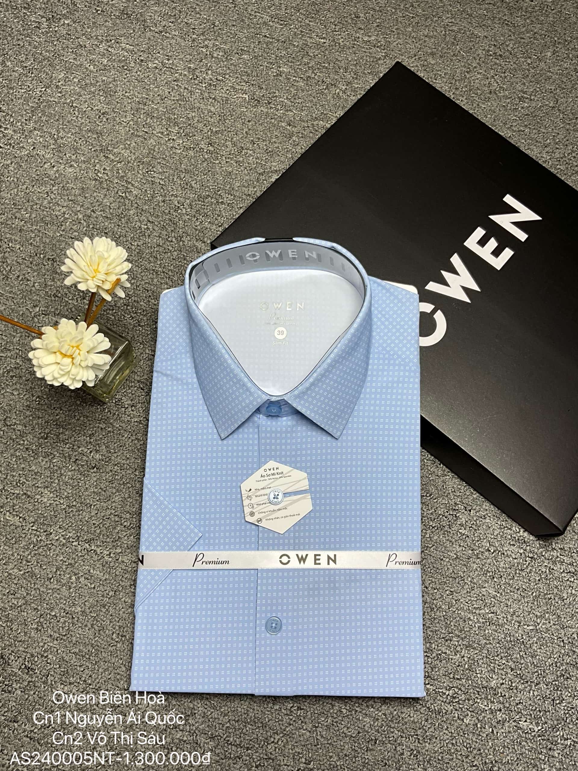 ÁO SƠ MI NGẮN TAY AS240005NT