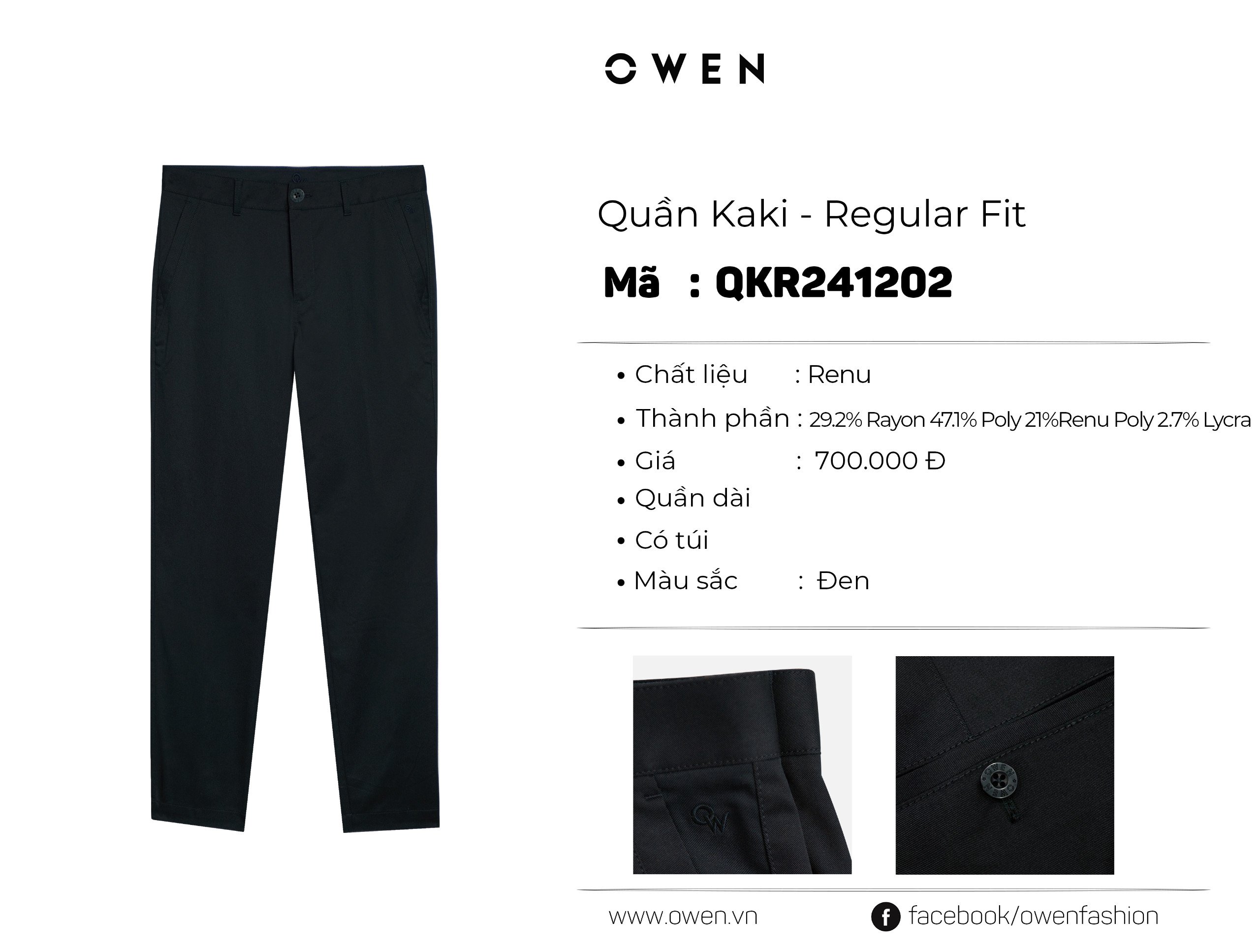 QUẦN KHAKI QKR241202