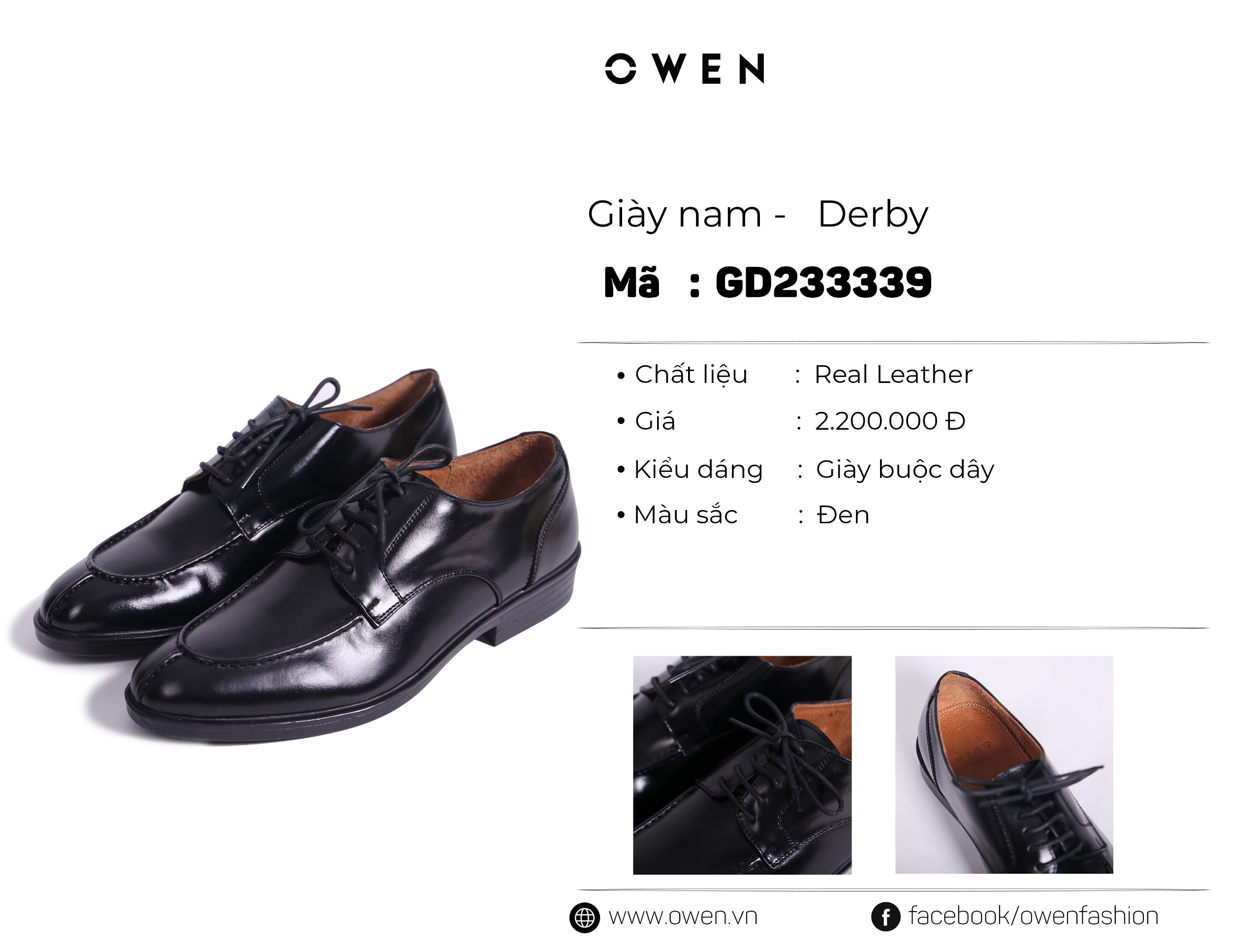 GIÀY DA GD233339