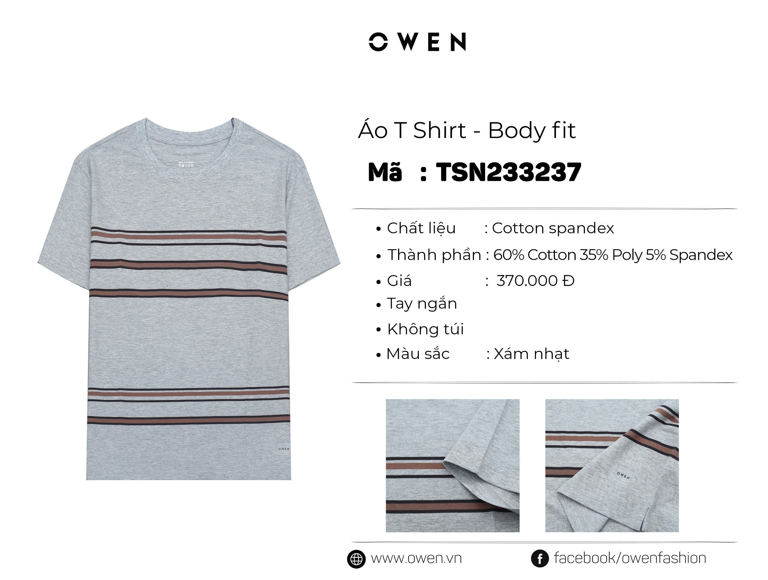 ÁO THUN T-SHIRT TSN233237