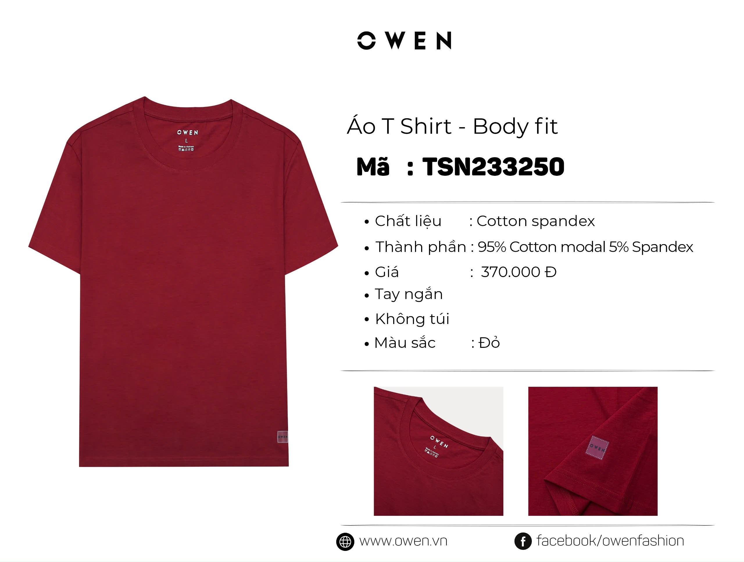 ÁO THUN T-SHIRT TSN233250