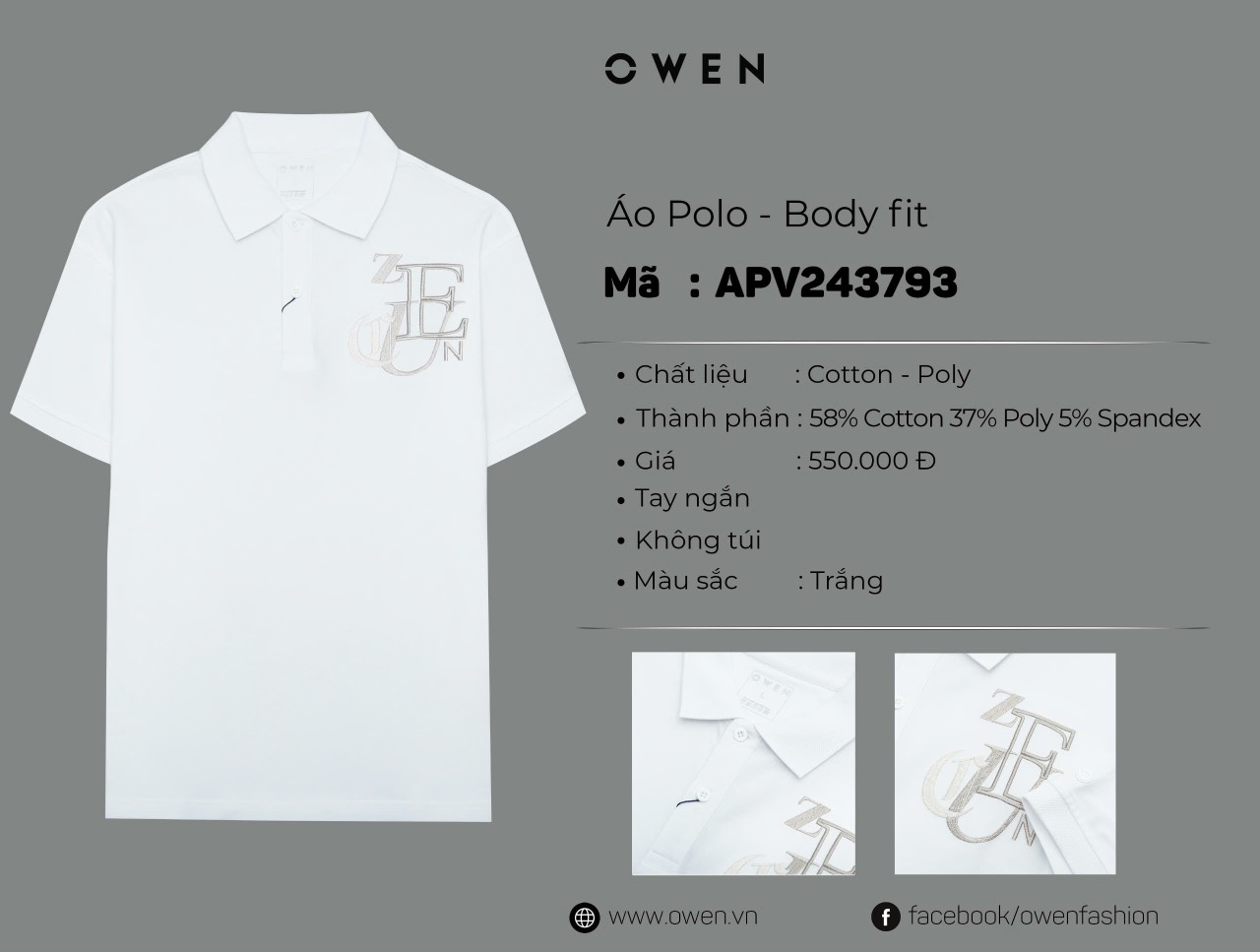 ÁO THUN POLO APV243793