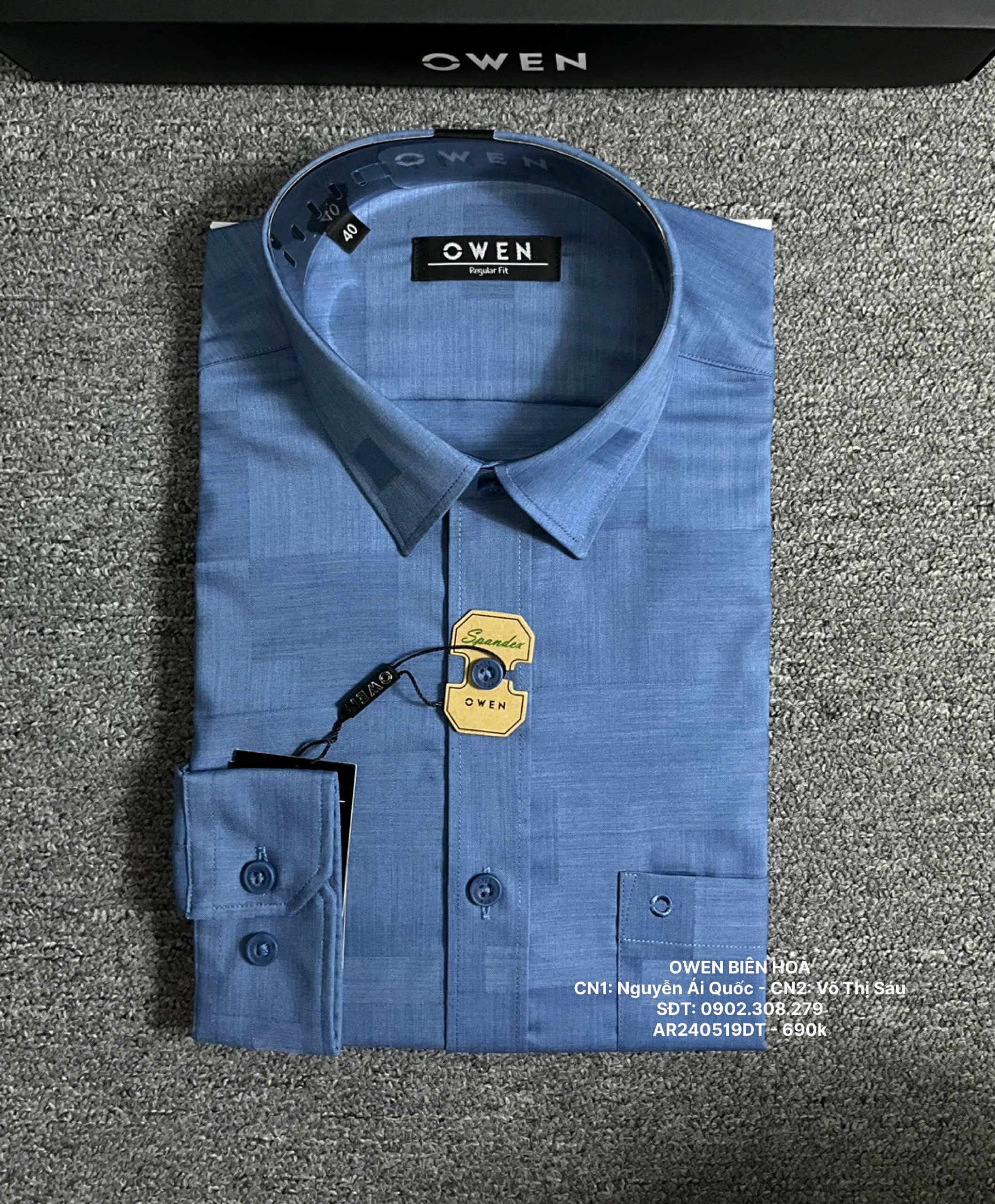 ÁO SƠ MI DÀI TAY AR240519DT