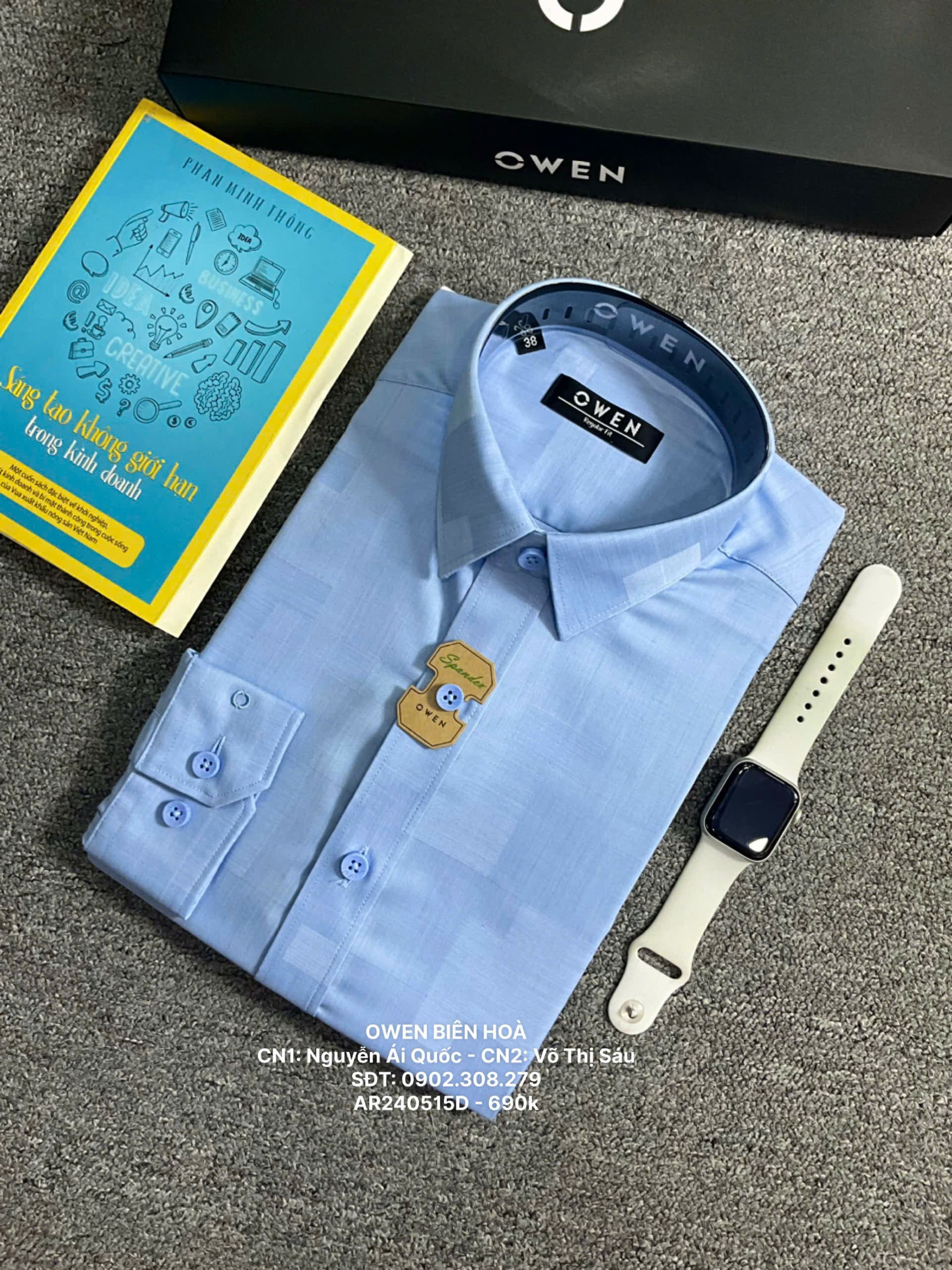 ÁO SƠ MI DÀI TAY AR240515D