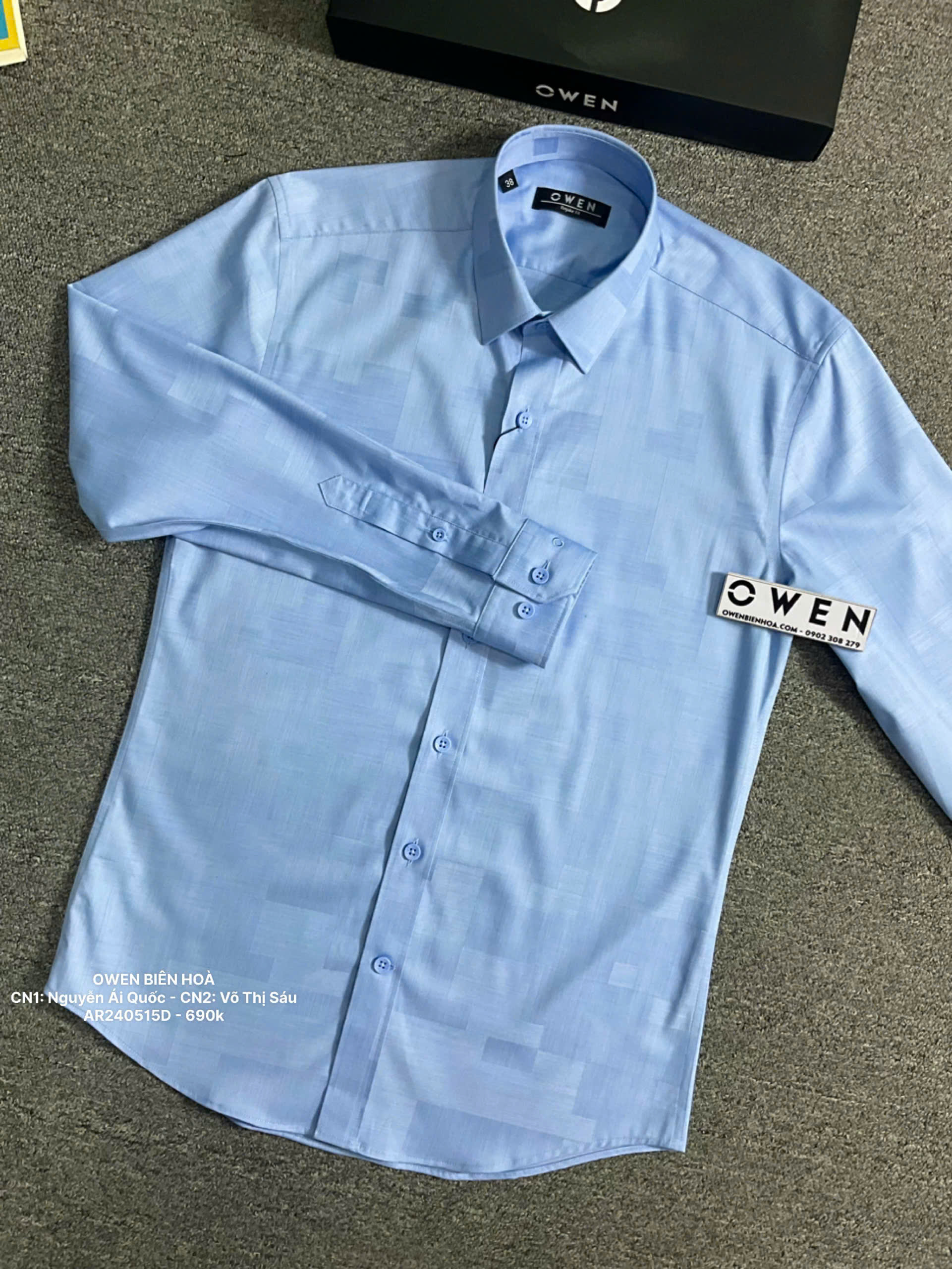 ÁO SƠ MI DÀI TAY AR240515D