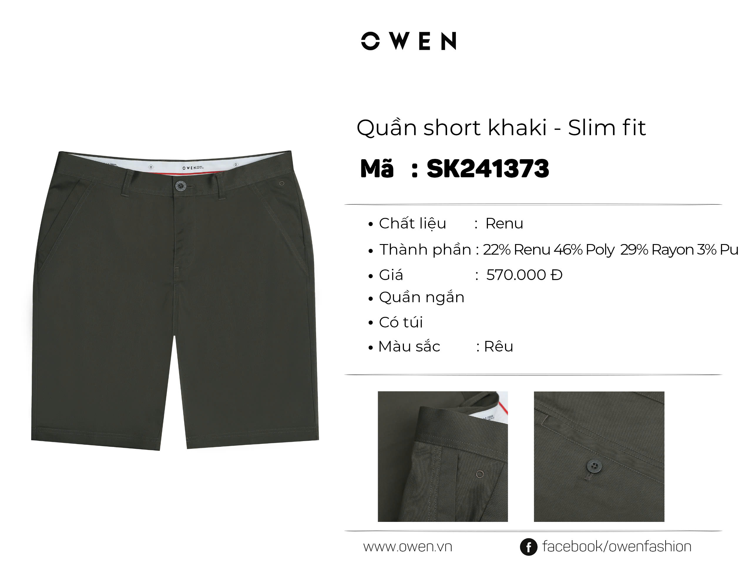 QUẦN SHORT SK241373