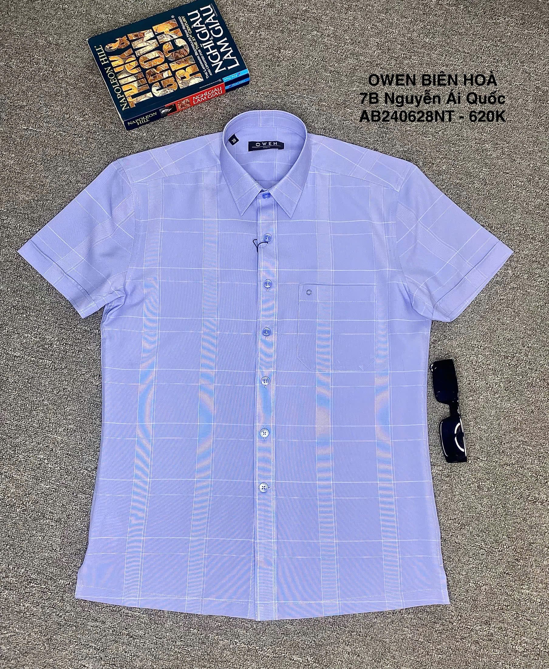 ÁO SƠ MI NGẮN TAY AB240628NT