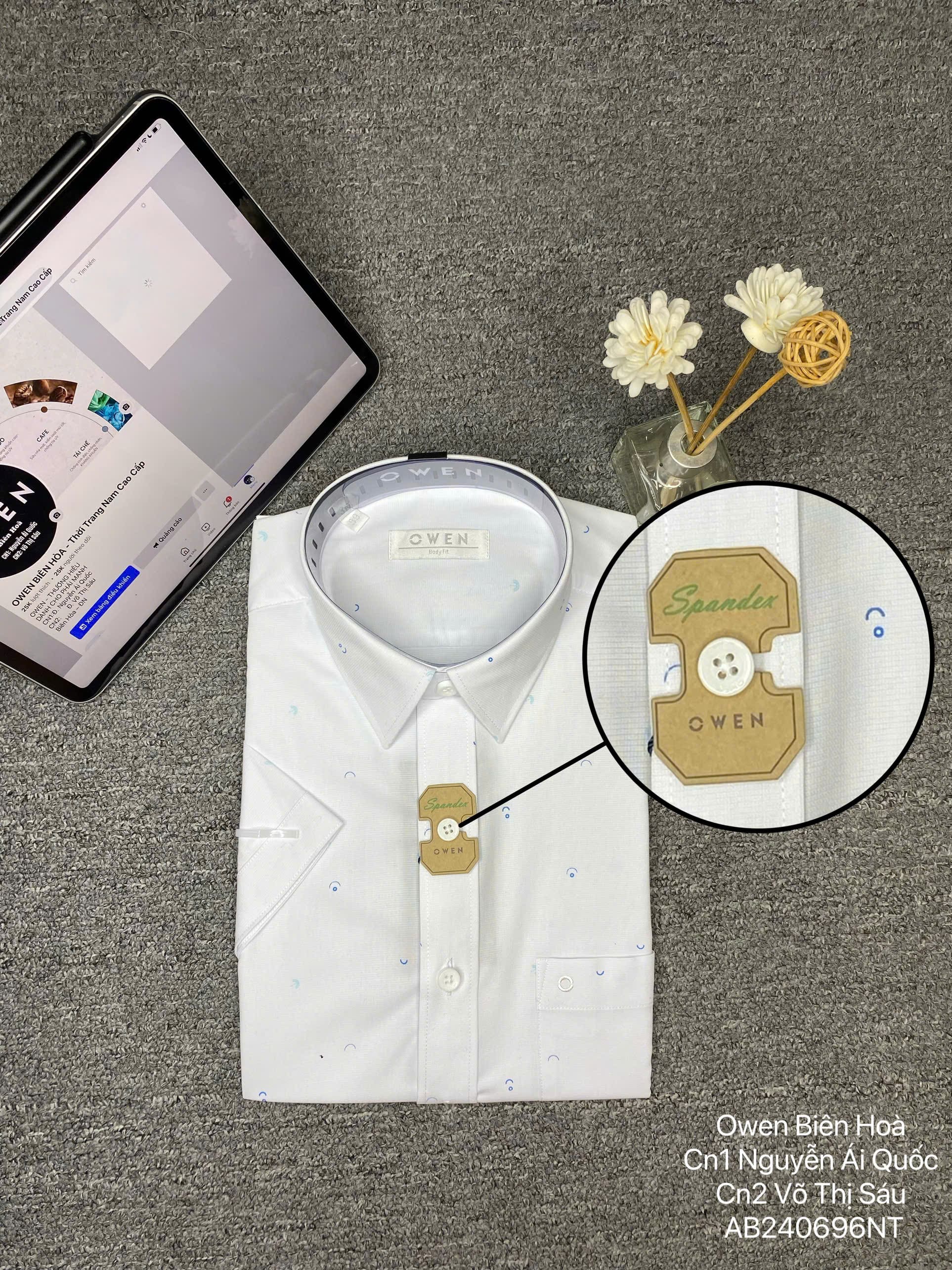 ÁO SƠ MI NGẮN TAY AB240696NT