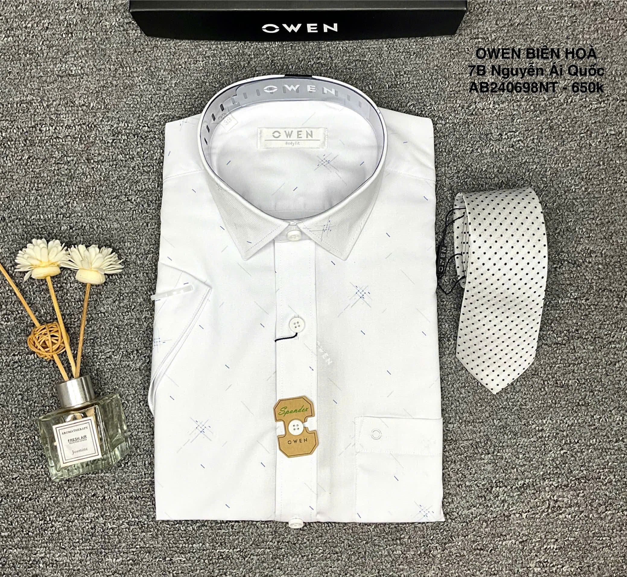 ÁO SƠ MI NGẮN TAY AB240698NT