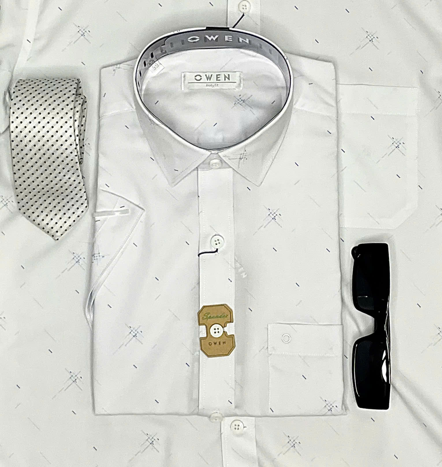 ÁO SƠ MI NGẮN TAY AB240698NT