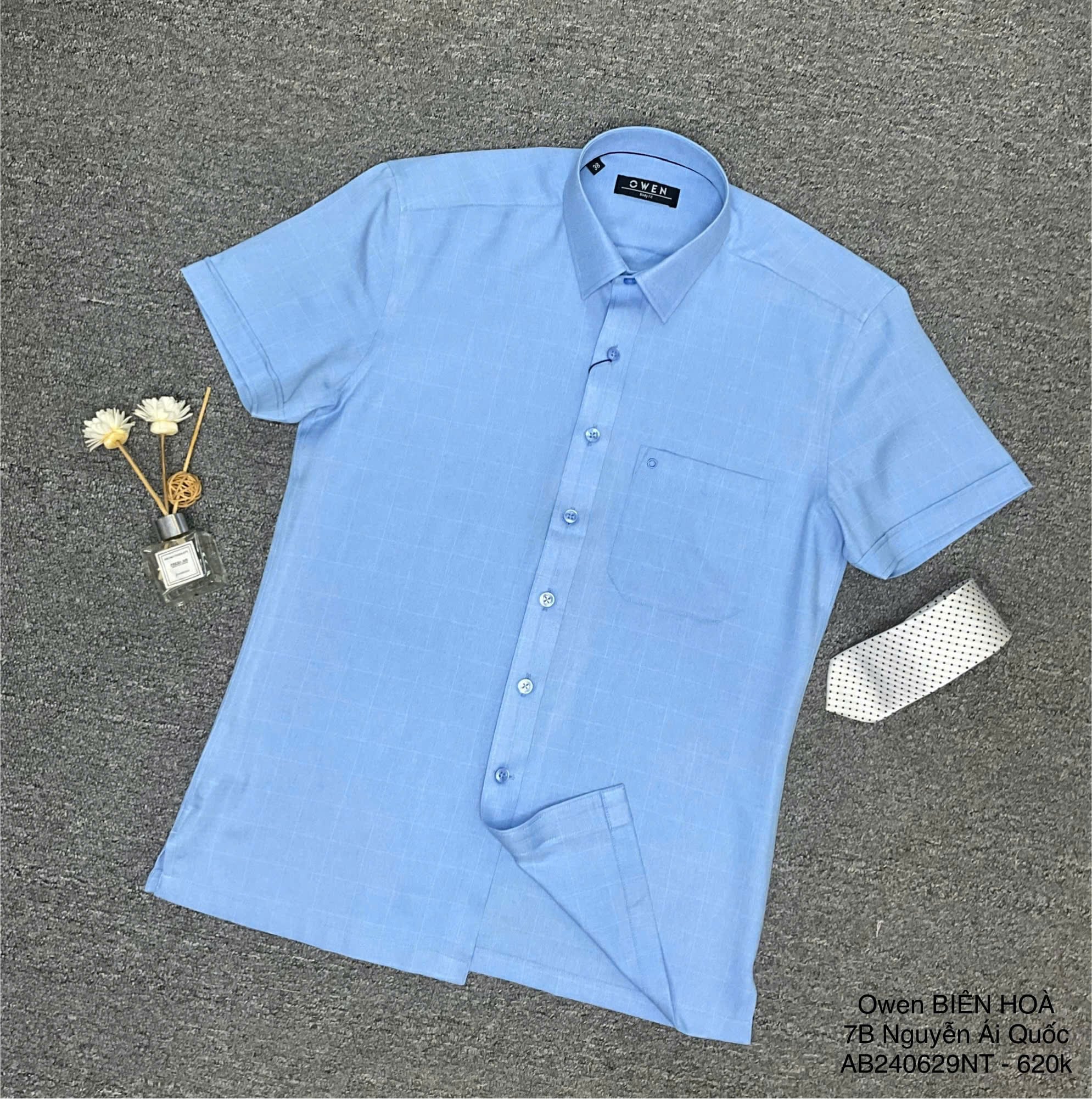 ÁO SƠ MI NGẮN TAY AB240629NT