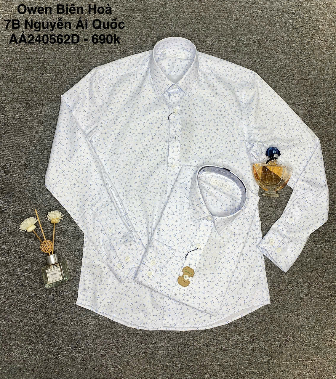 ÁO SƠ MI DÀI TAY AR240562D