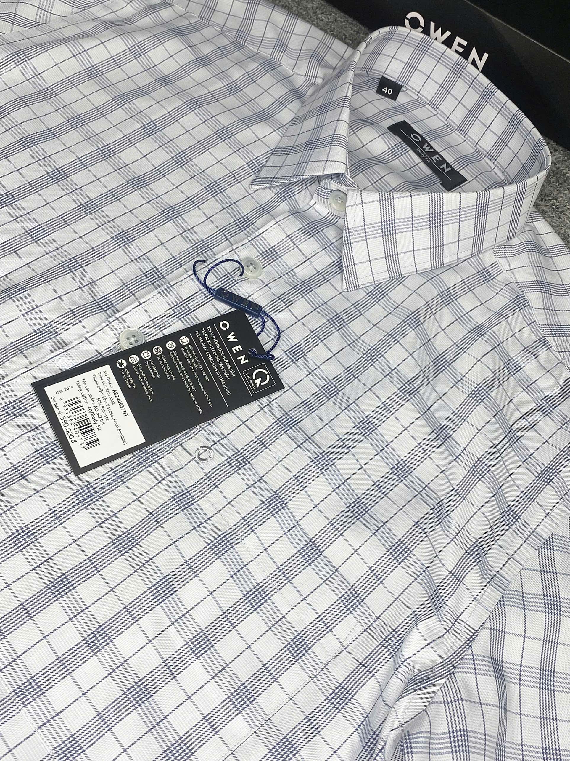 ÁO SƠ MI NGẮN TAY AB240657NT