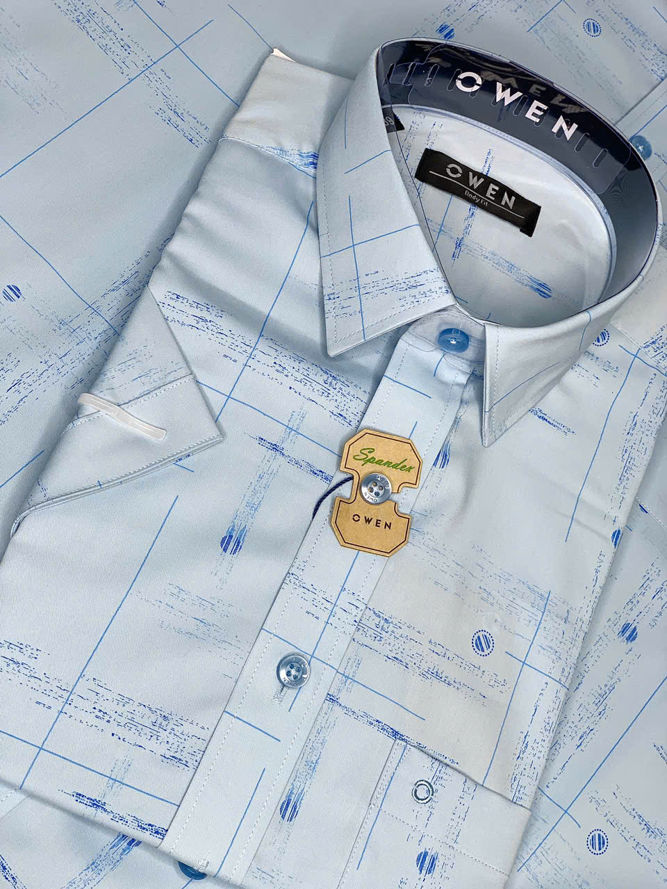 ÁO SƠ MI NGẮN TAY AB240704NT