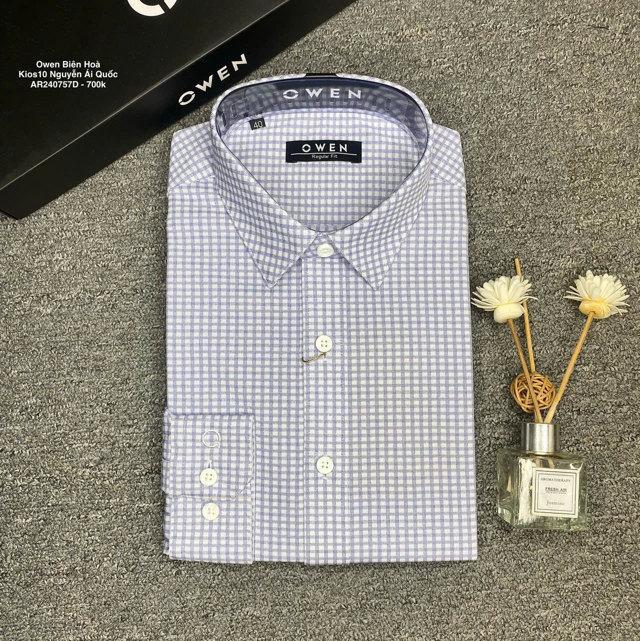 ÁO SƠ MI DÀI TAY AR240757D
