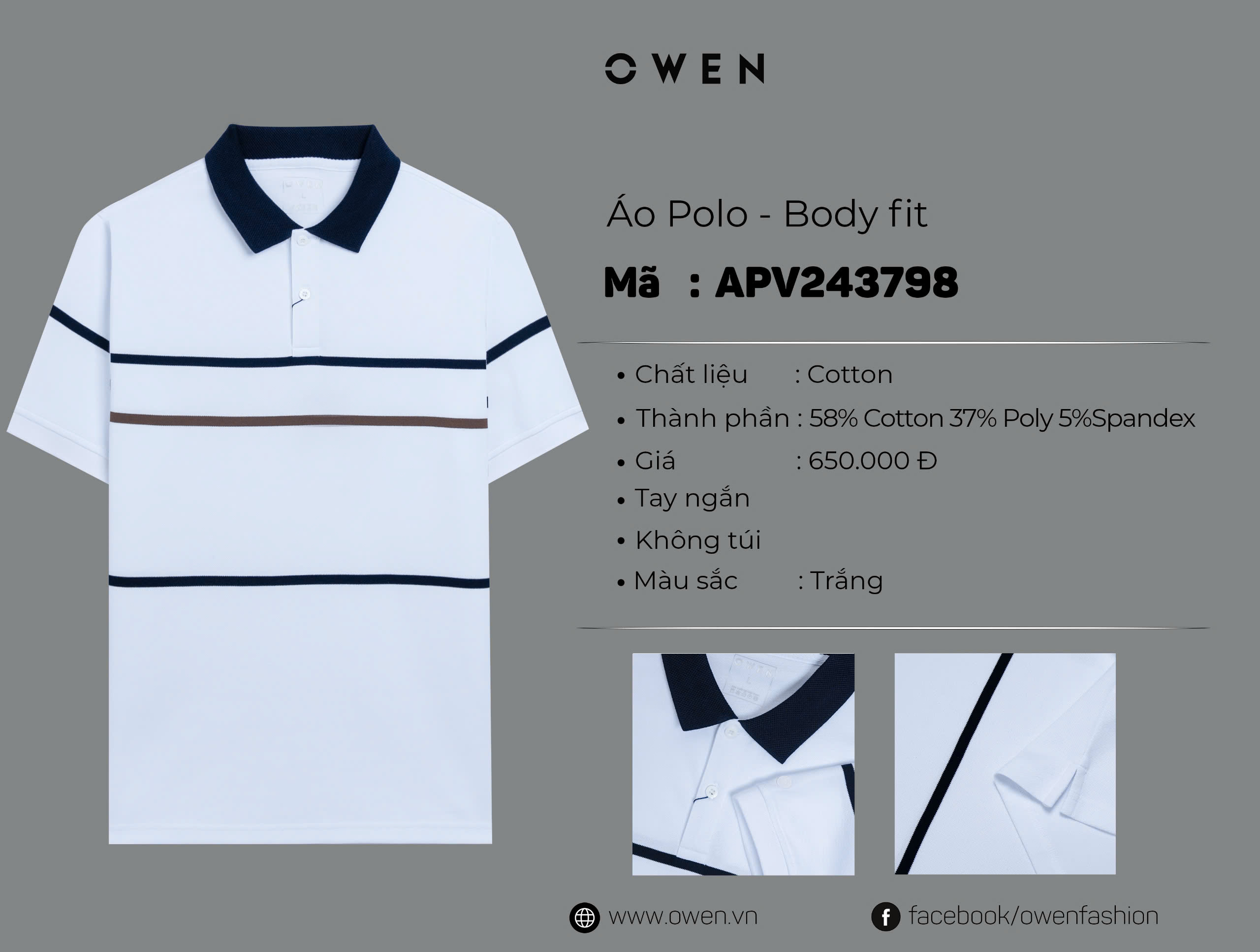 ÁO THUN POLO APV243798