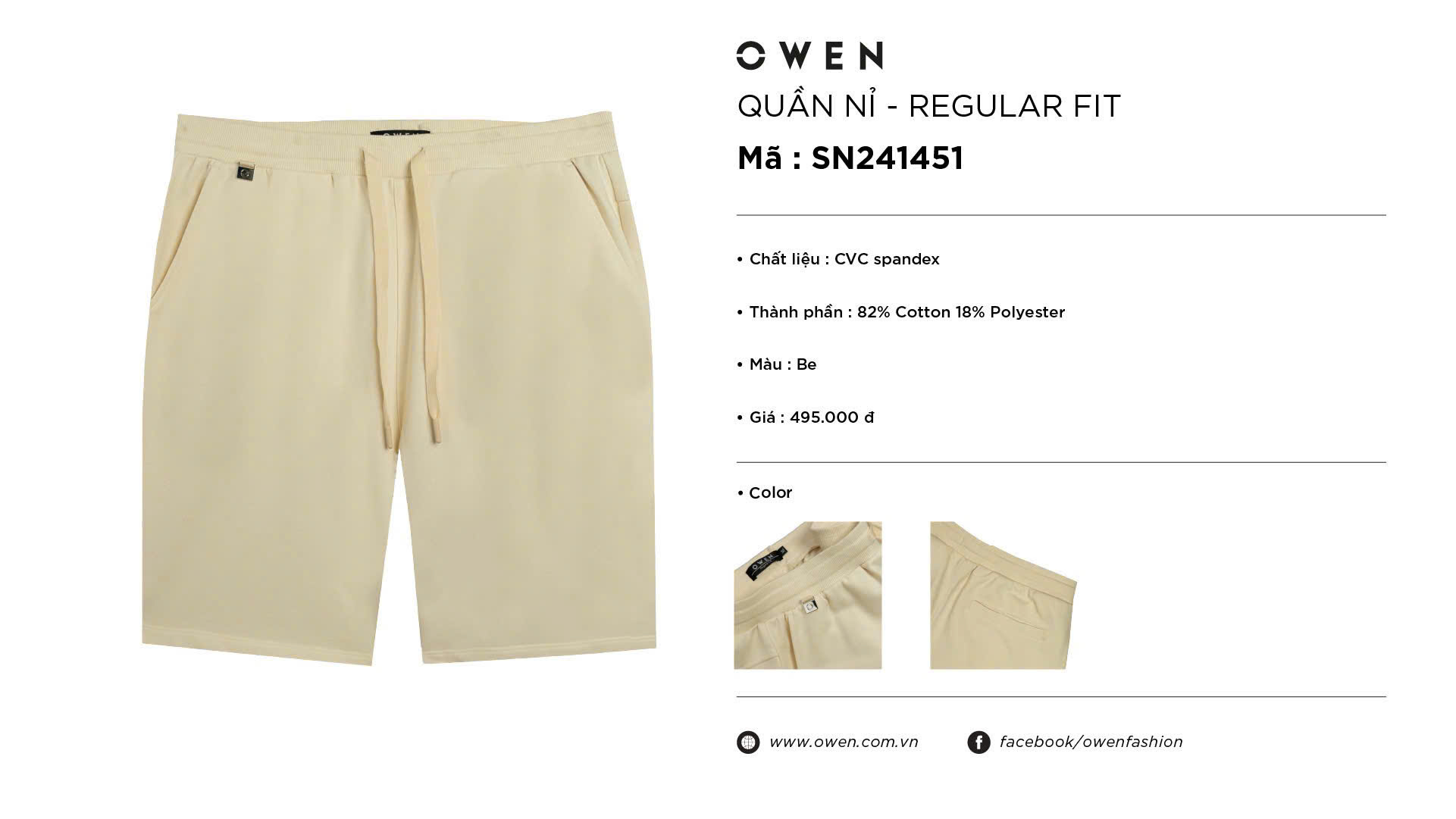 QUẦN SHORT THUN SN241451