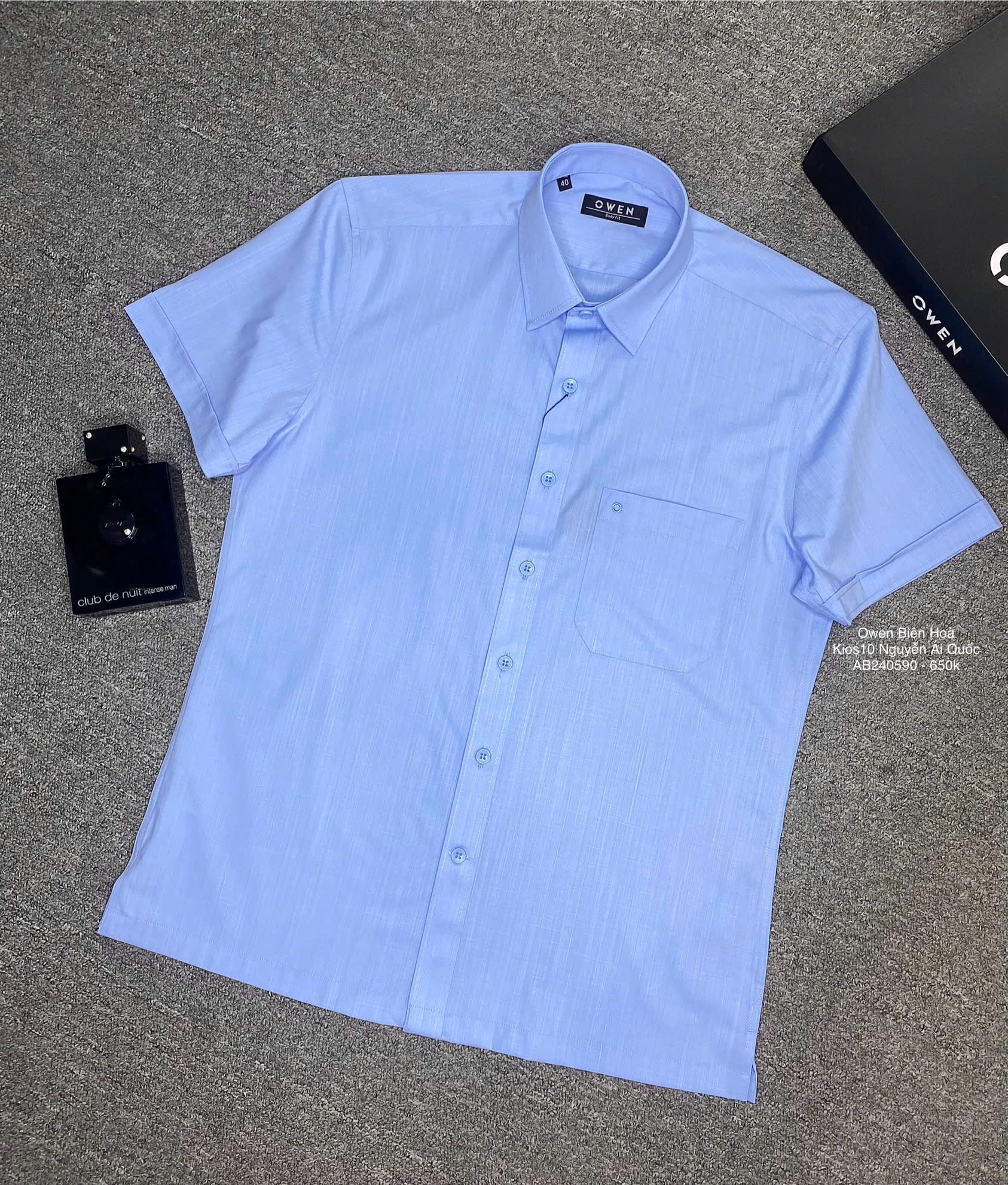 ÁO SƠ MI NGẮN TAY AB240590NT