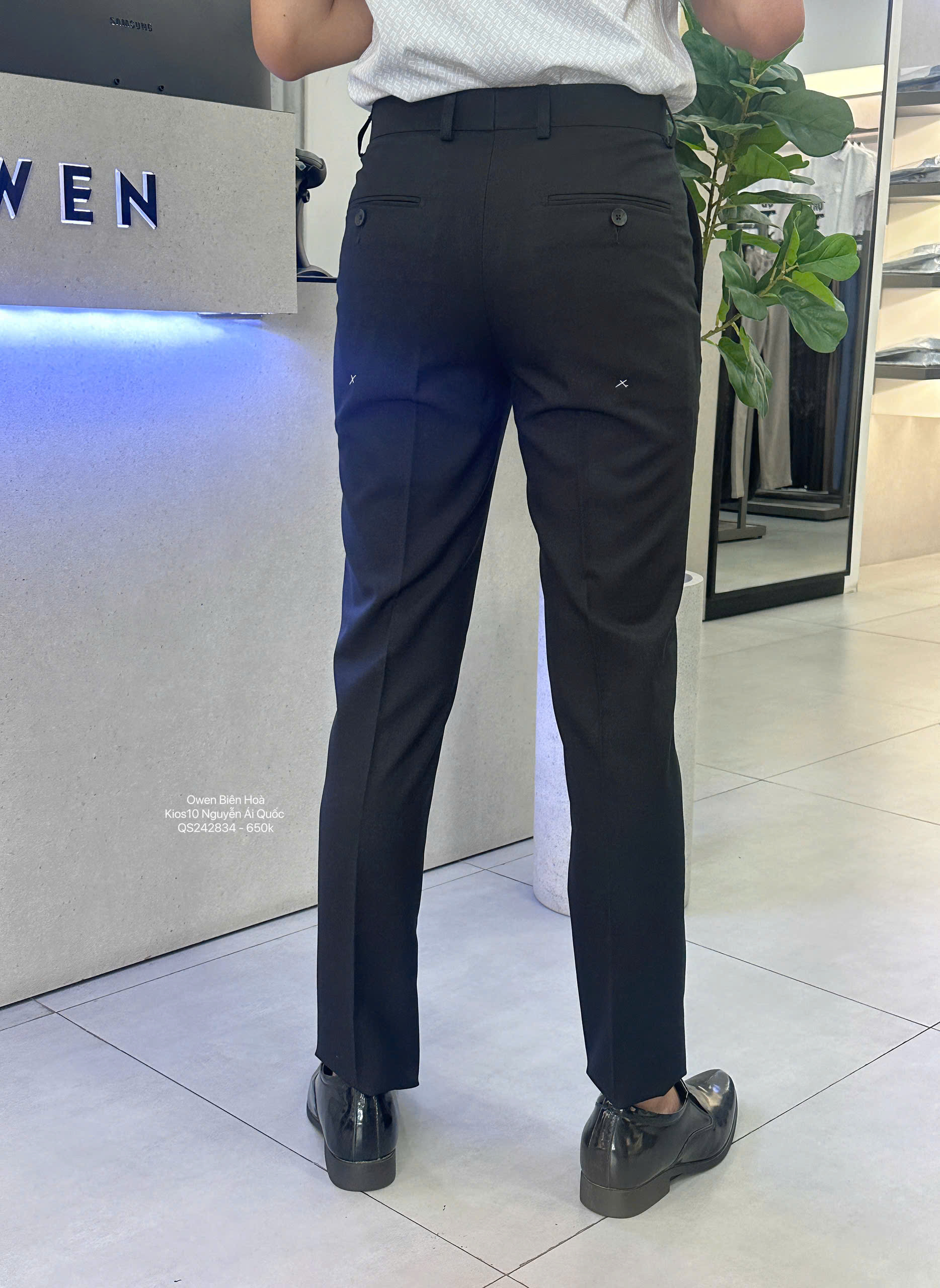 QUẦN TÂY QS242834 gân đẹp