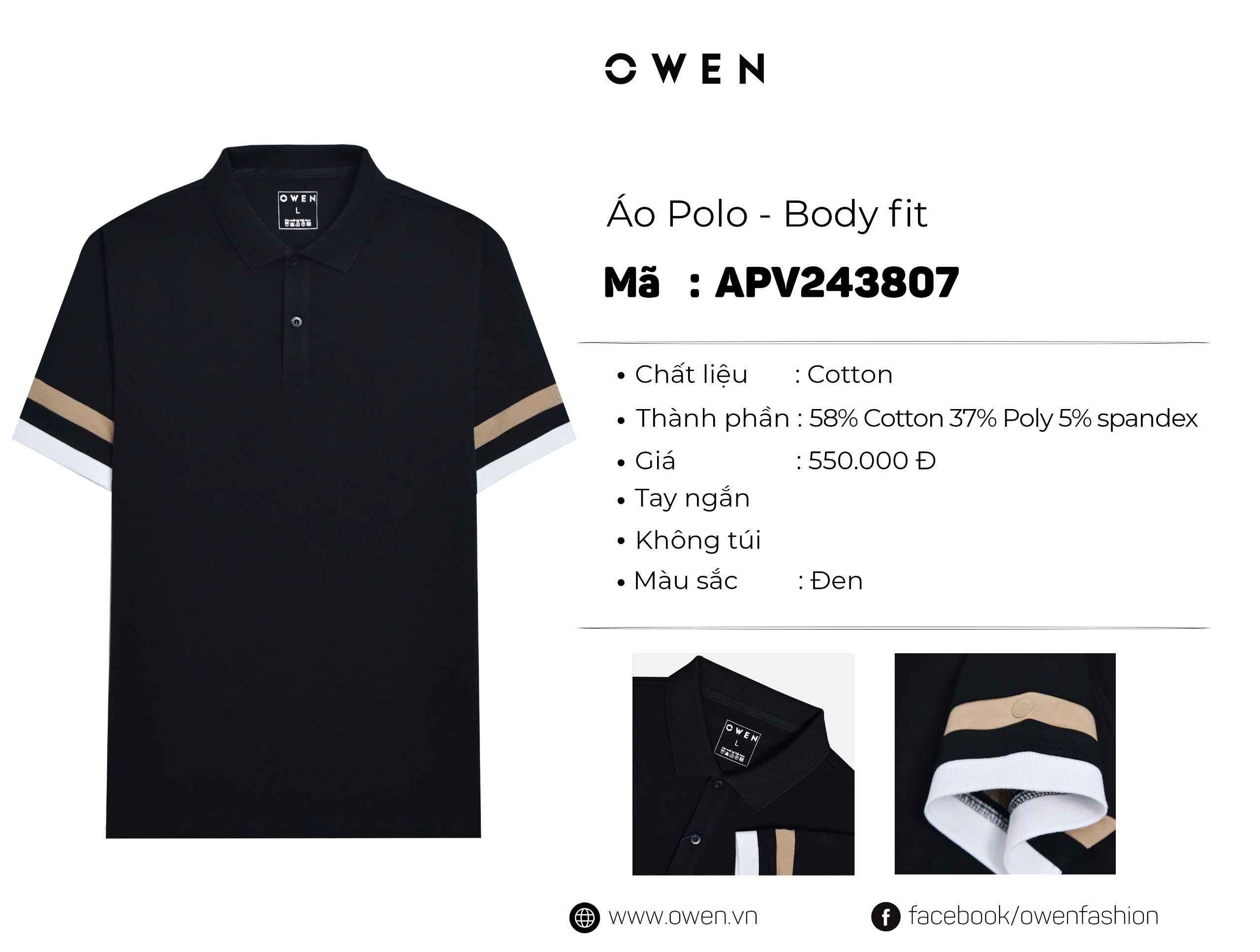 ÁO THUN POLO APV243807