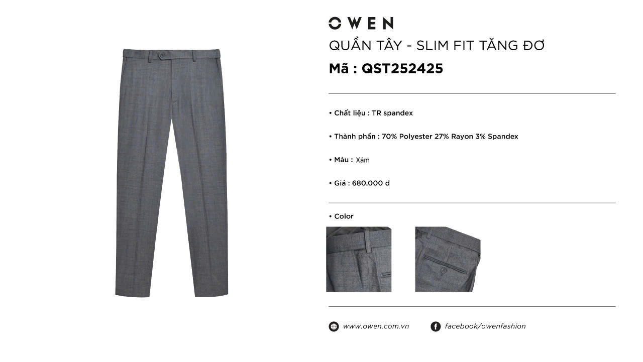 QUẦN TÂY QST252425