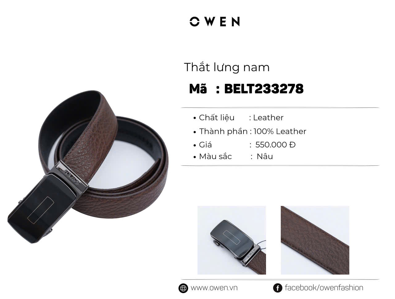 THẮT LƯNG BELT233278