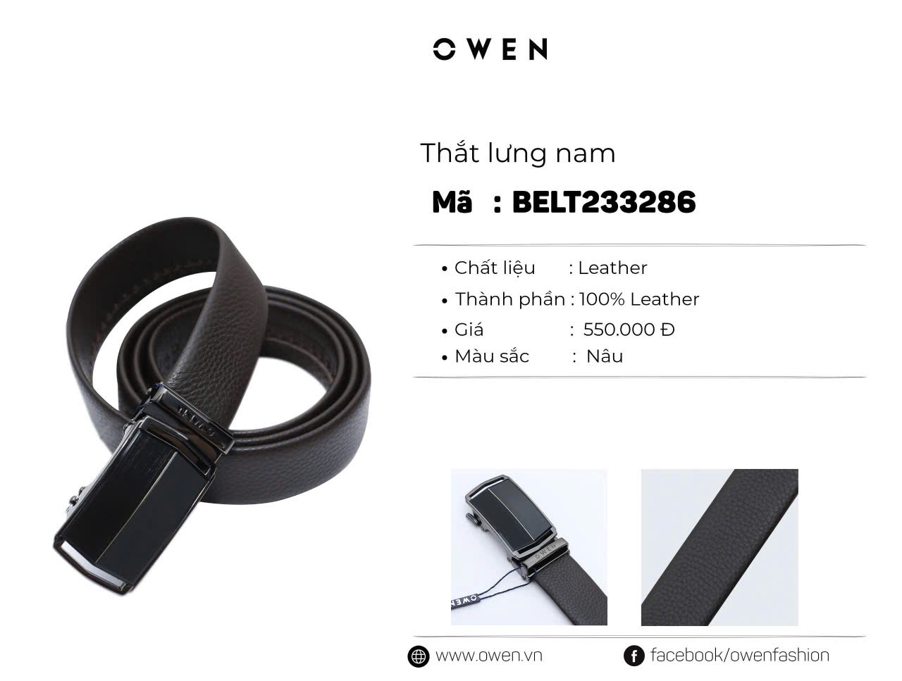 THẮT LƯNG BELT233286