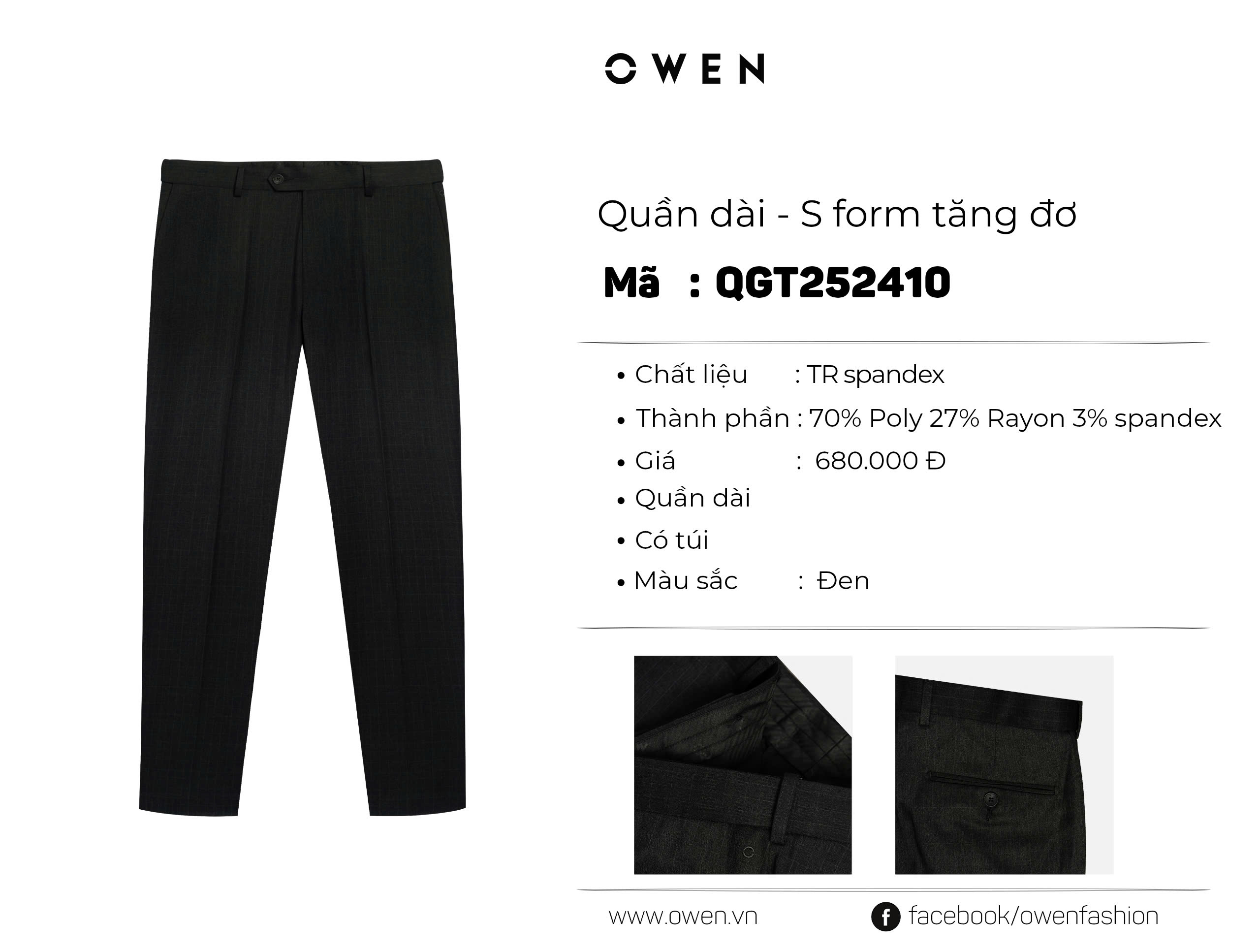 QUẦN TÂY QGT252410